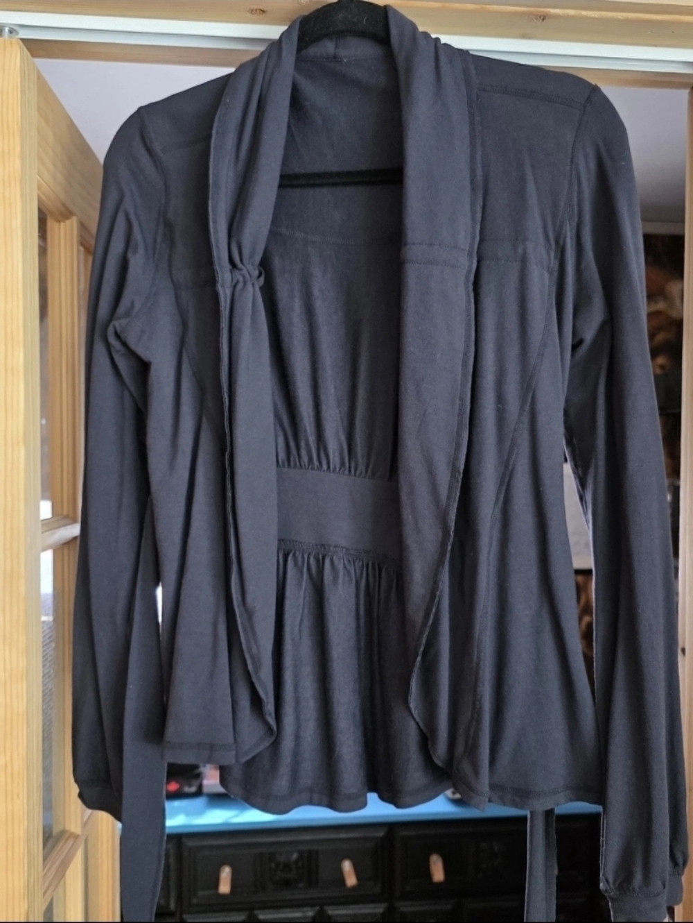 NWOT Lululemon Dance Pulse Womens Sz 8 10 Wrap Cardigan Sweater Belted Tapered